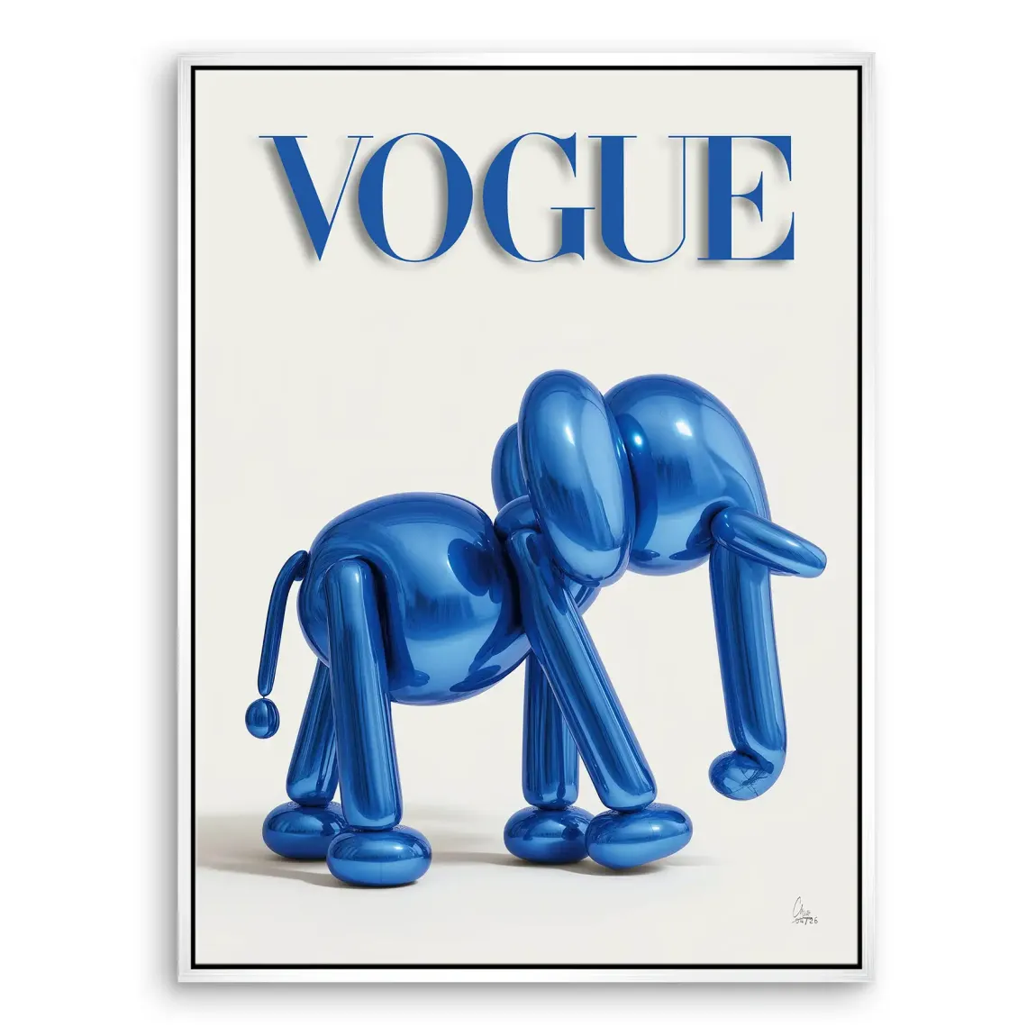 Ballon Elefant Chic Leinwand Bild