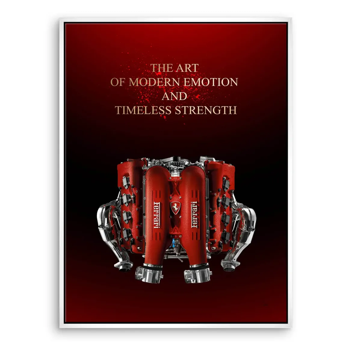 Ferrari Heart of Speed Leinwand Bild