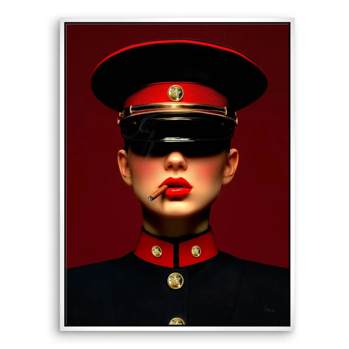 Russian Girl Leinwand Bild