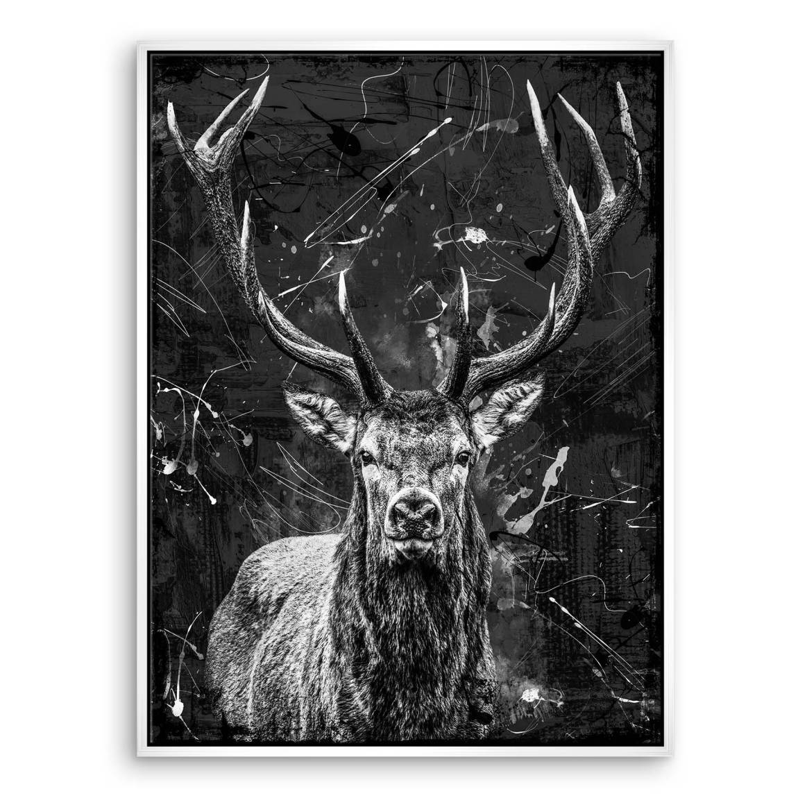 Hirsch Prestige Leinwand Bild