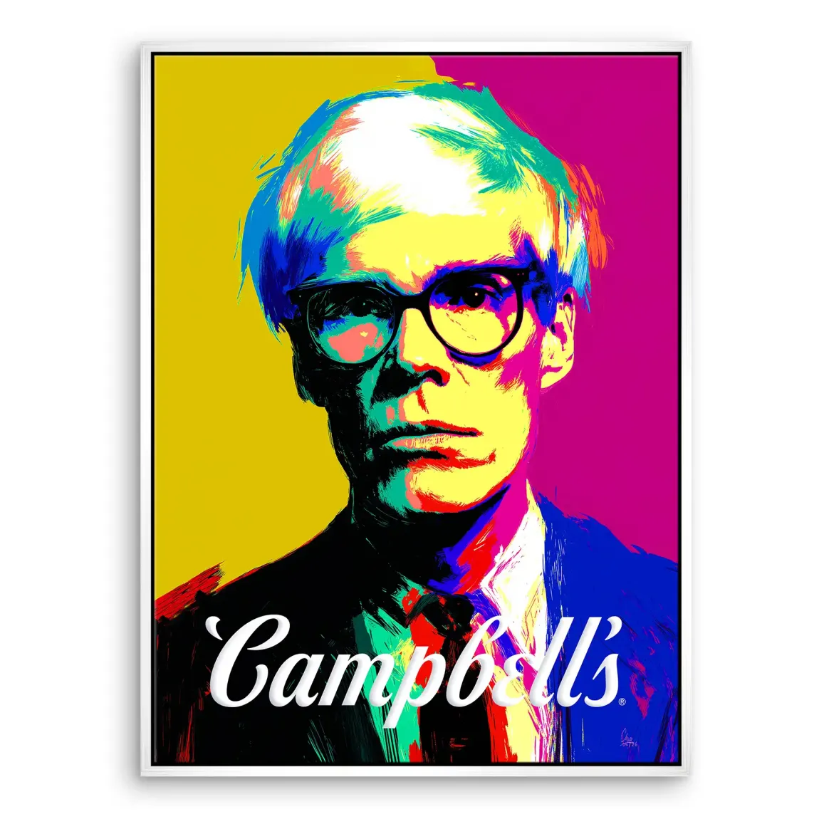 Campbell Popart Leinwand Bild
