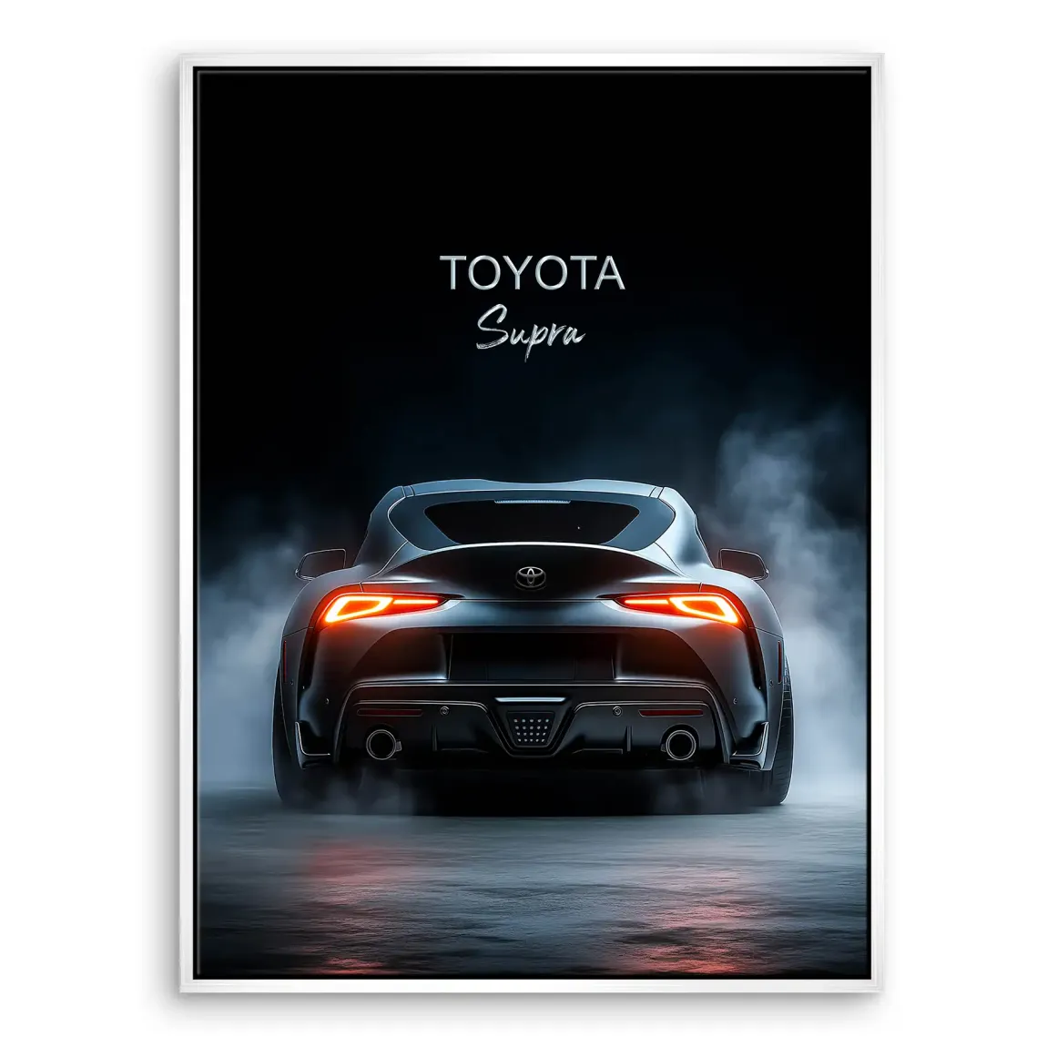 Toyota Supra Art Leinwand Bild