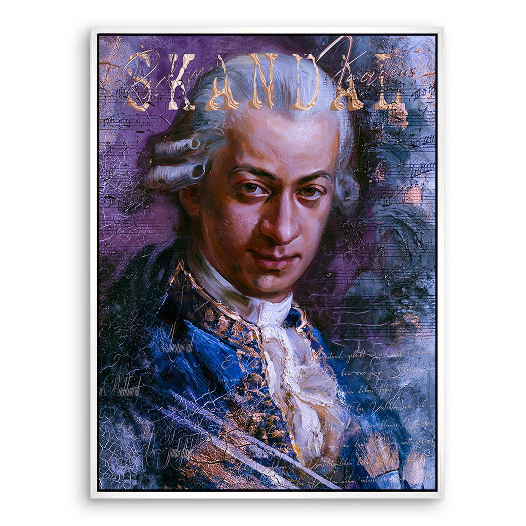 Rock me Amadeus Leinwand Bild