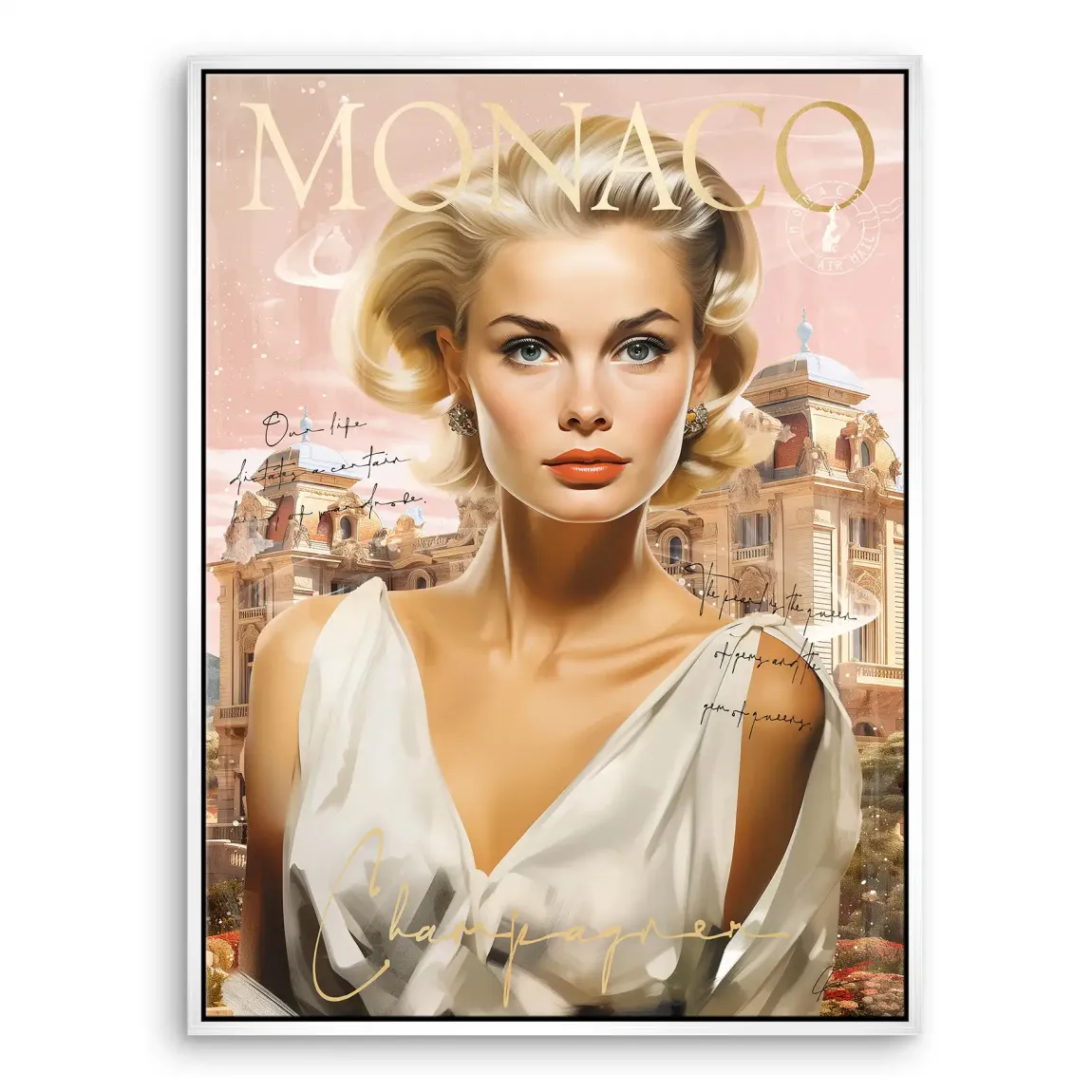 Grace Monaco Leinwand Bild INGALERIE