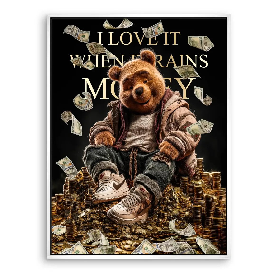 Winnie Puuh Rich Dreams Leinwand Bild INGALERIE