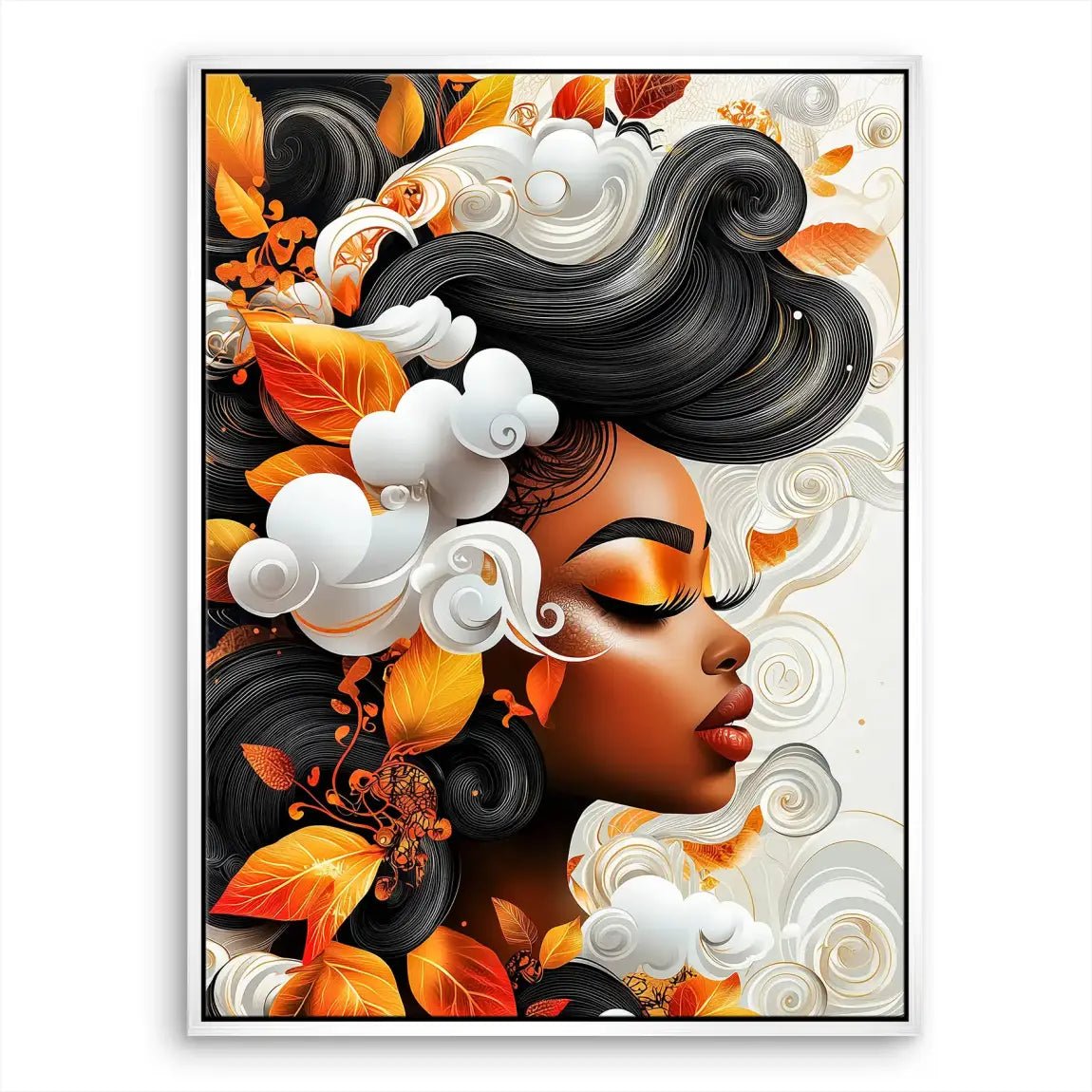 Black is Beauty Nr.11 Leinwand Bild INGALERIE