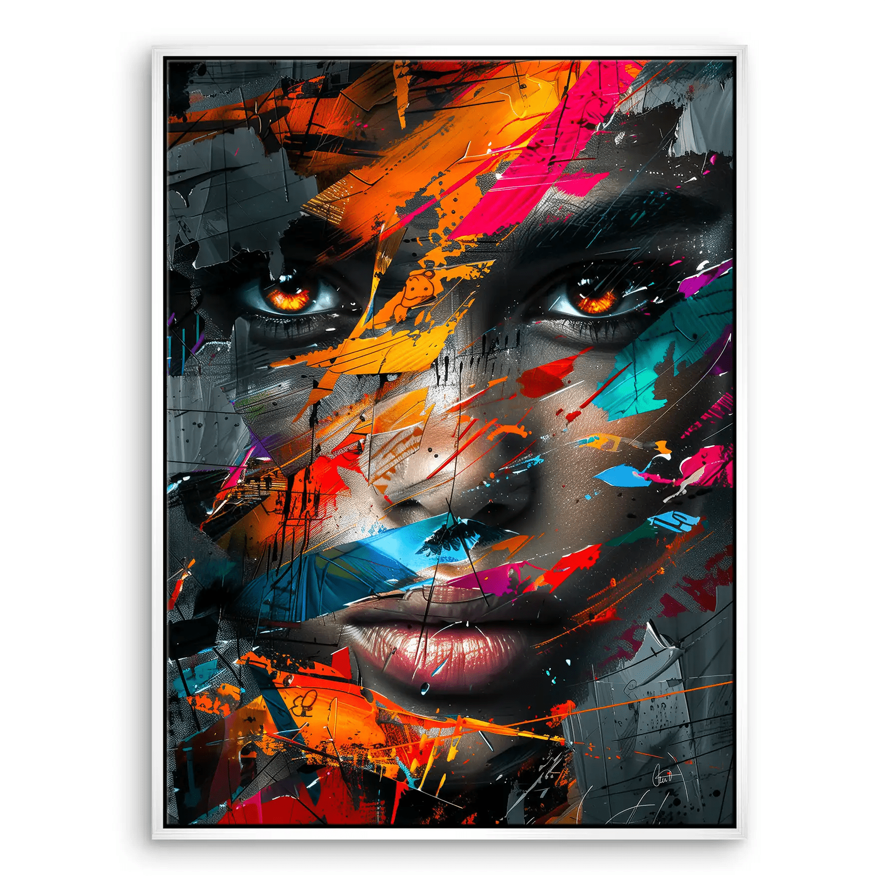 Abstrakt Girl Nr.2 Leinwand Bild INGALERIE