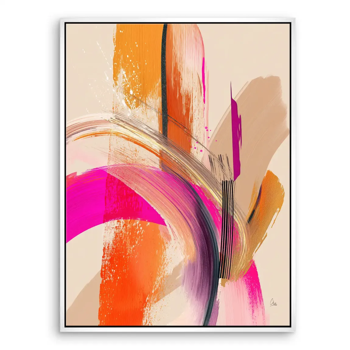 Amber Wave Leinwand Bild