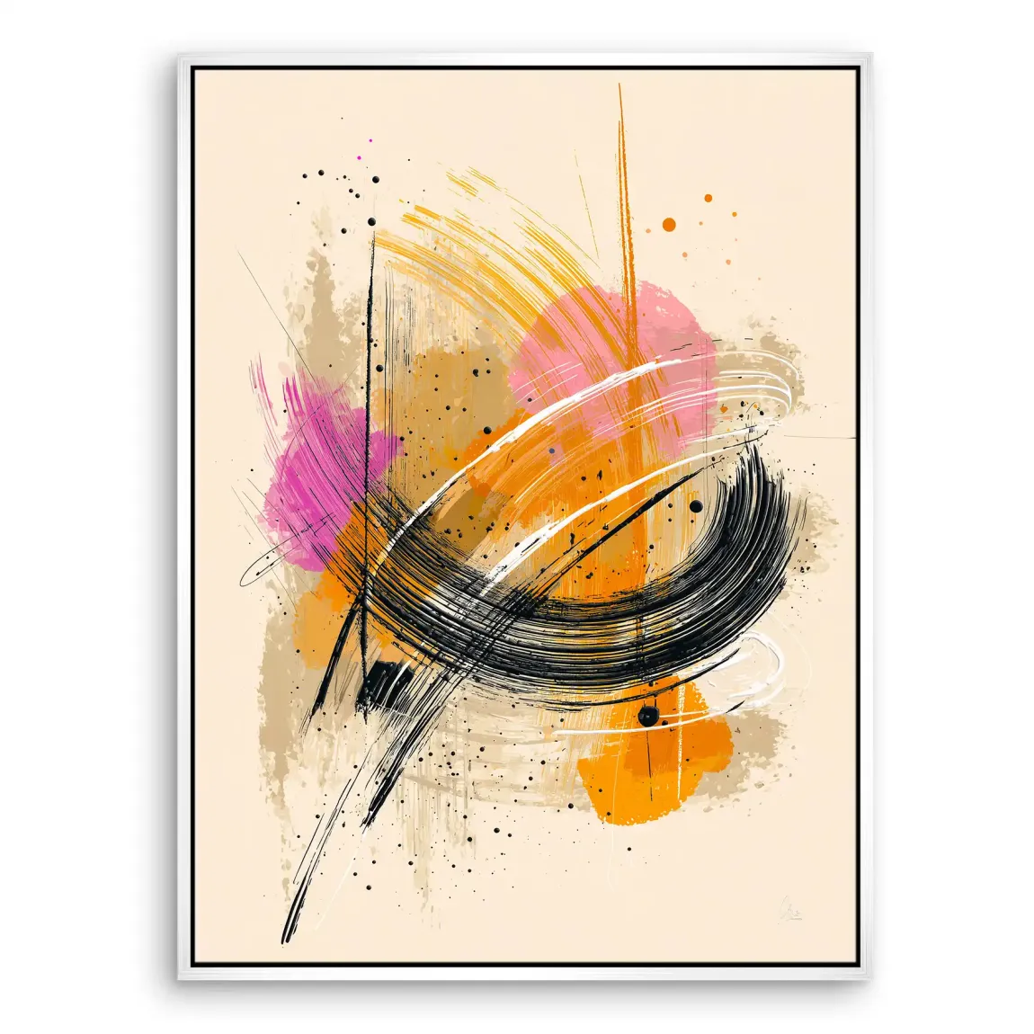 Modern Energie Abstrakt Leinwand Bild