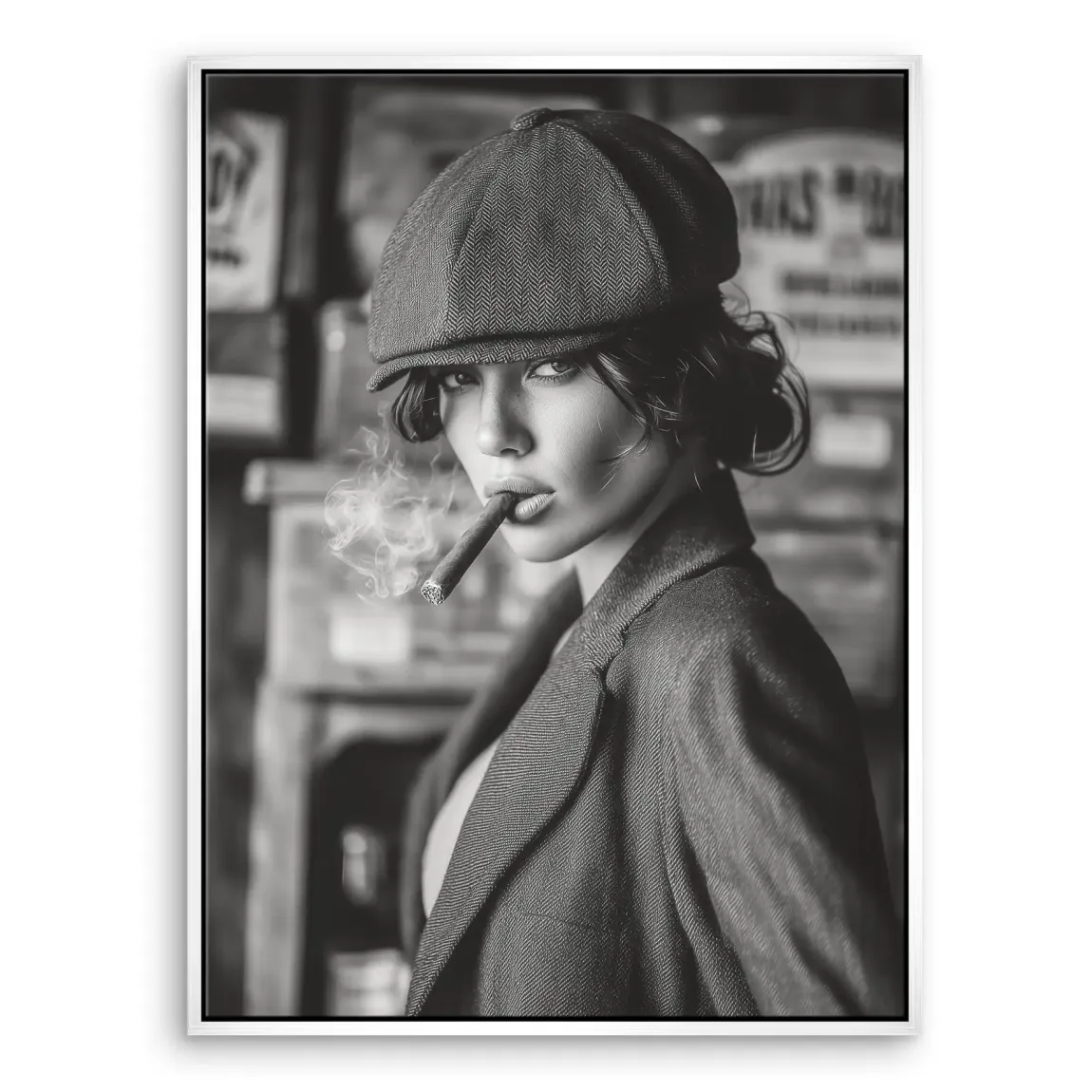 Beauty Smoke Affairs Leinwand Bild INGALERIE