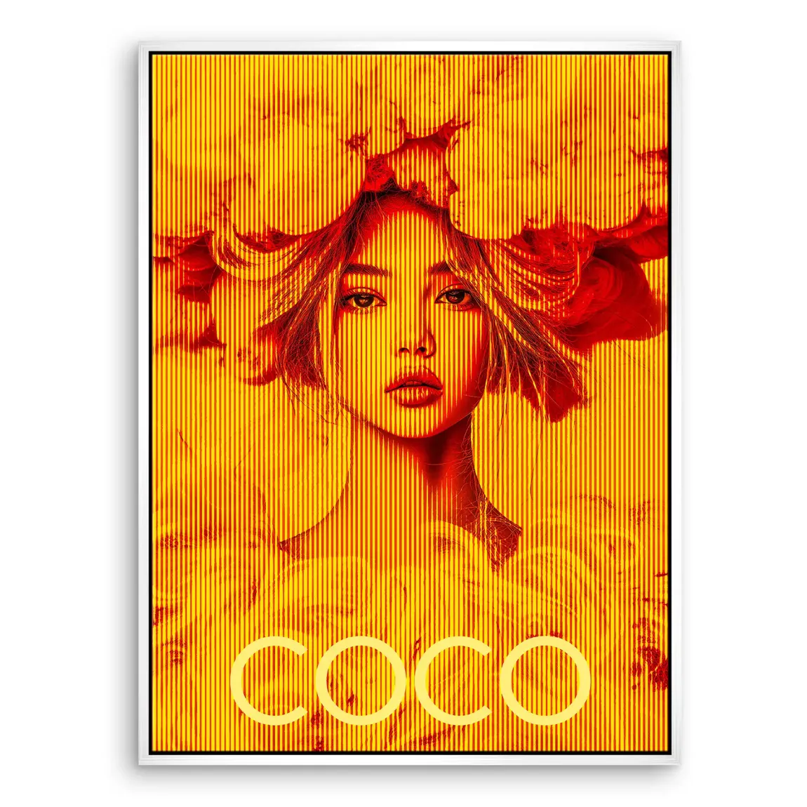Coco Vision Leinwand Bild INGALERIE