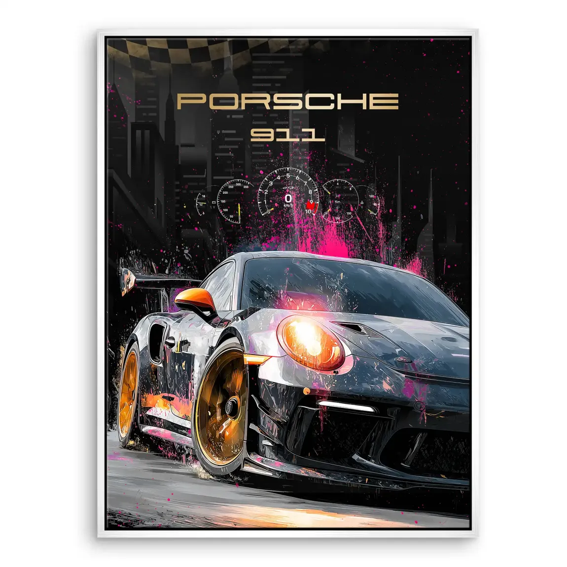 Porsche 911 GT3 Touch of Speed Leinwand Bild