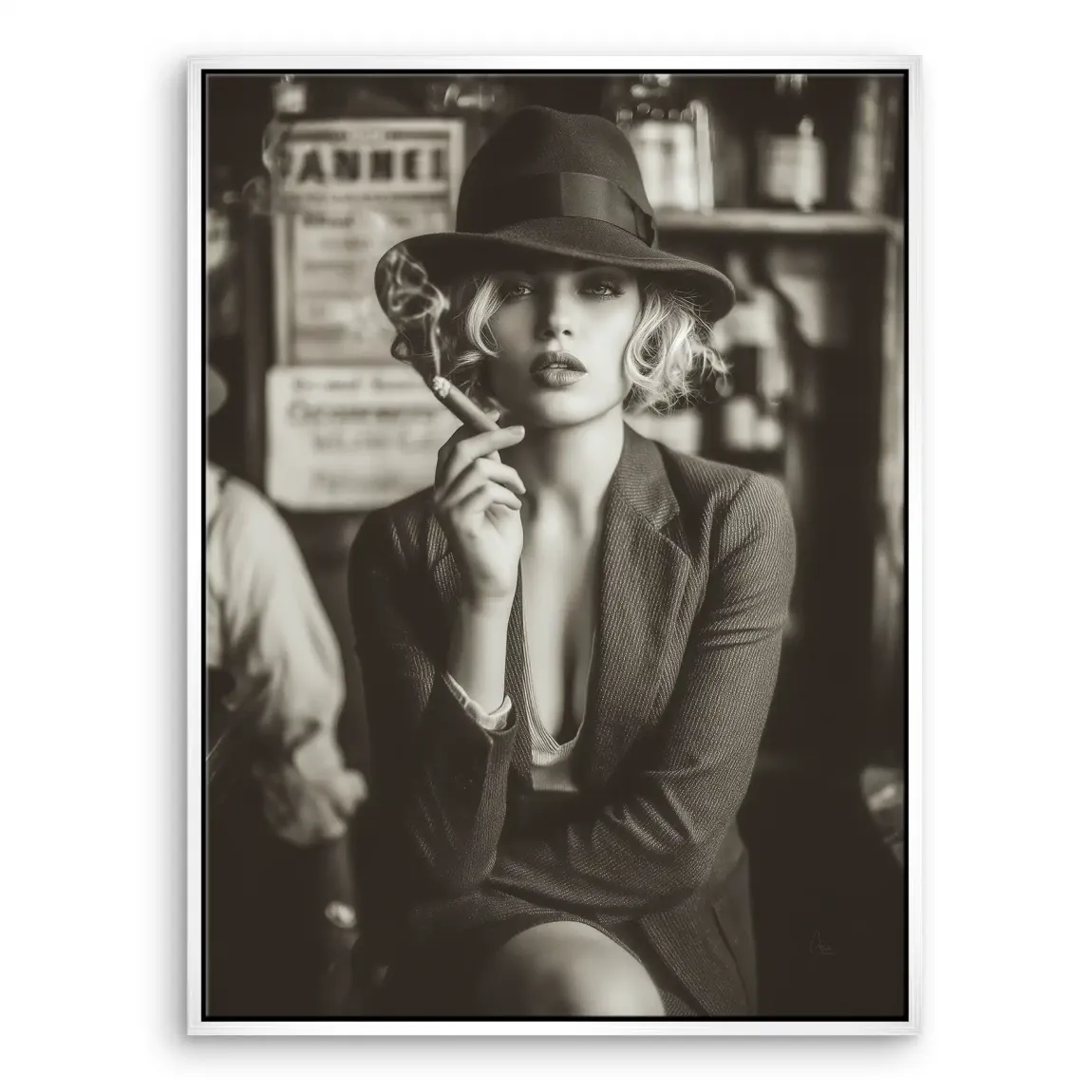 Beauty Cigar Leinwand Bild