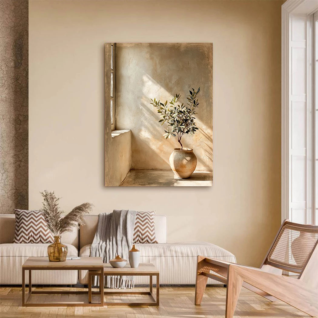 Der Olivenbaum Leinwand Bild