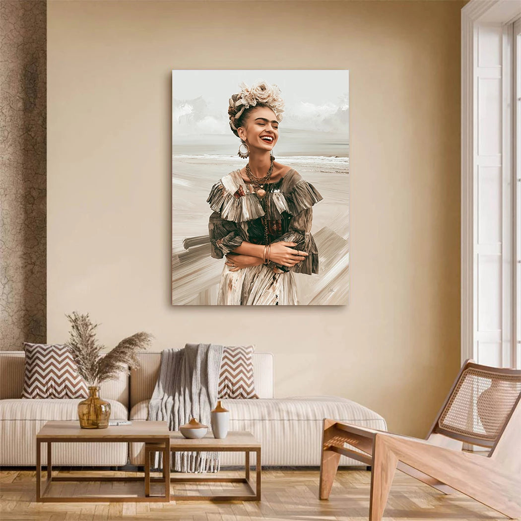Frida Lebensfreude Leinwand Bild