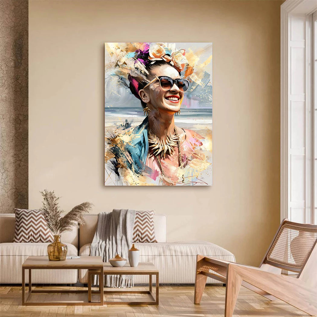 Frida Beach Leinwand Bild