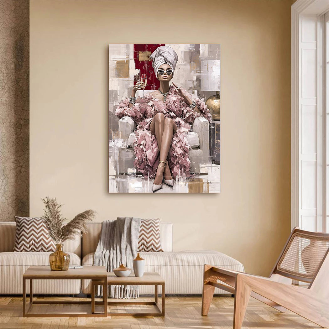 Champagner Moment Acrylglasbild