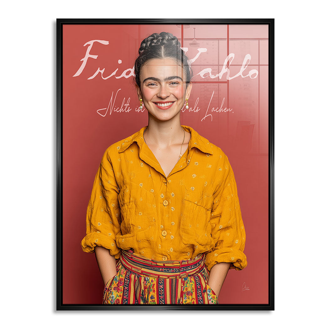 Das Lachen der Frida Acrylglasbild
