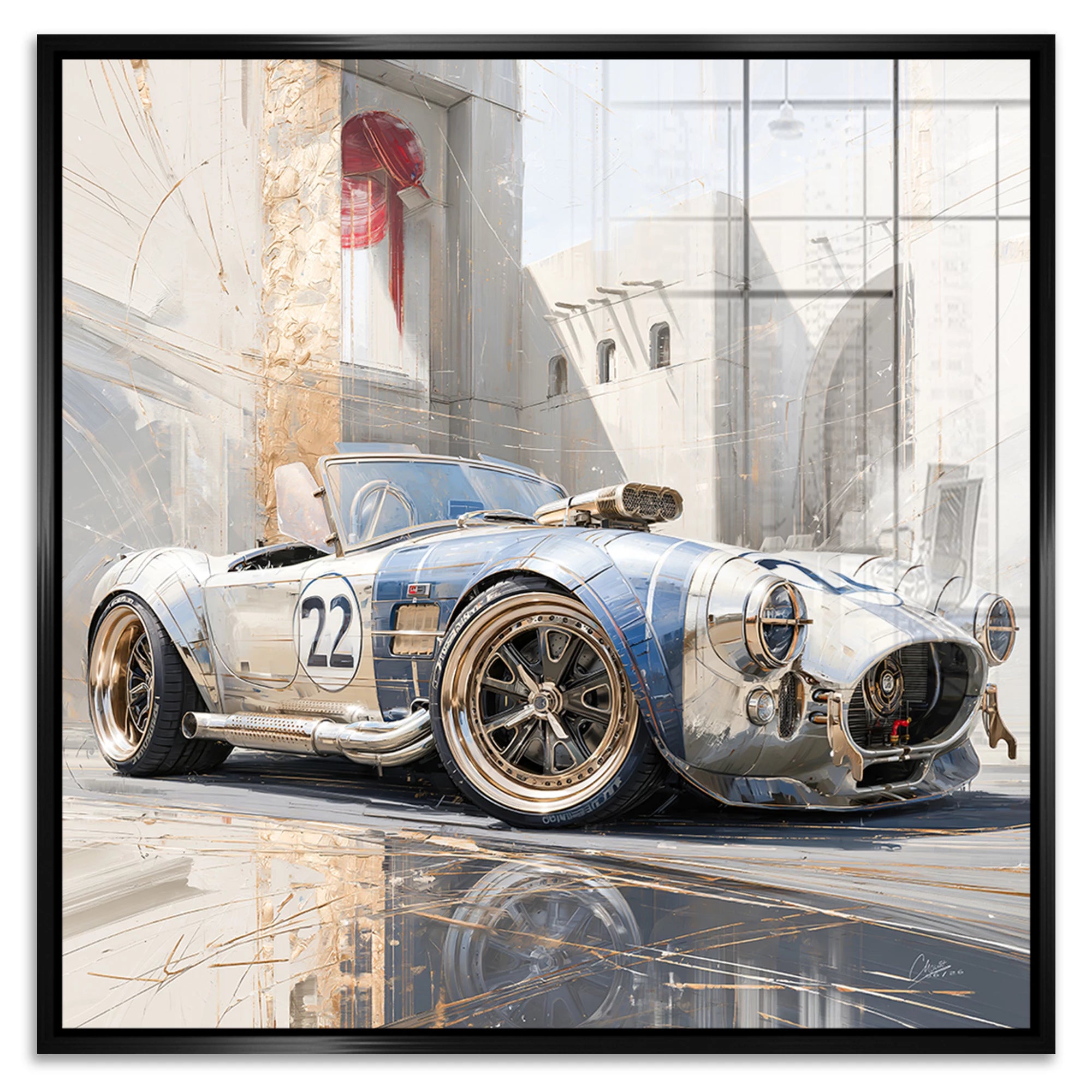 AC Cobra Velocity Acrylglasbild