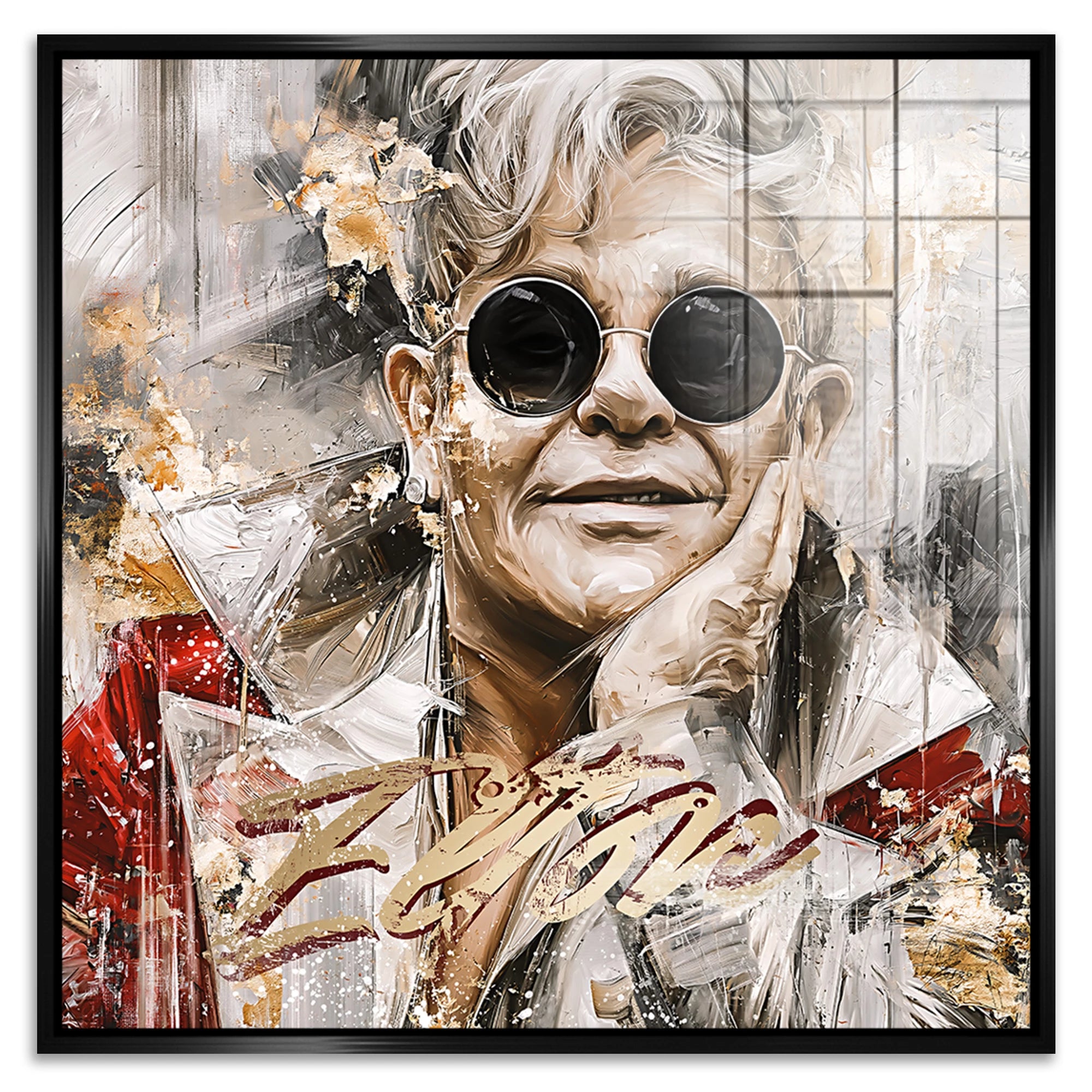 Elton John Rocketman Acrylglasbild