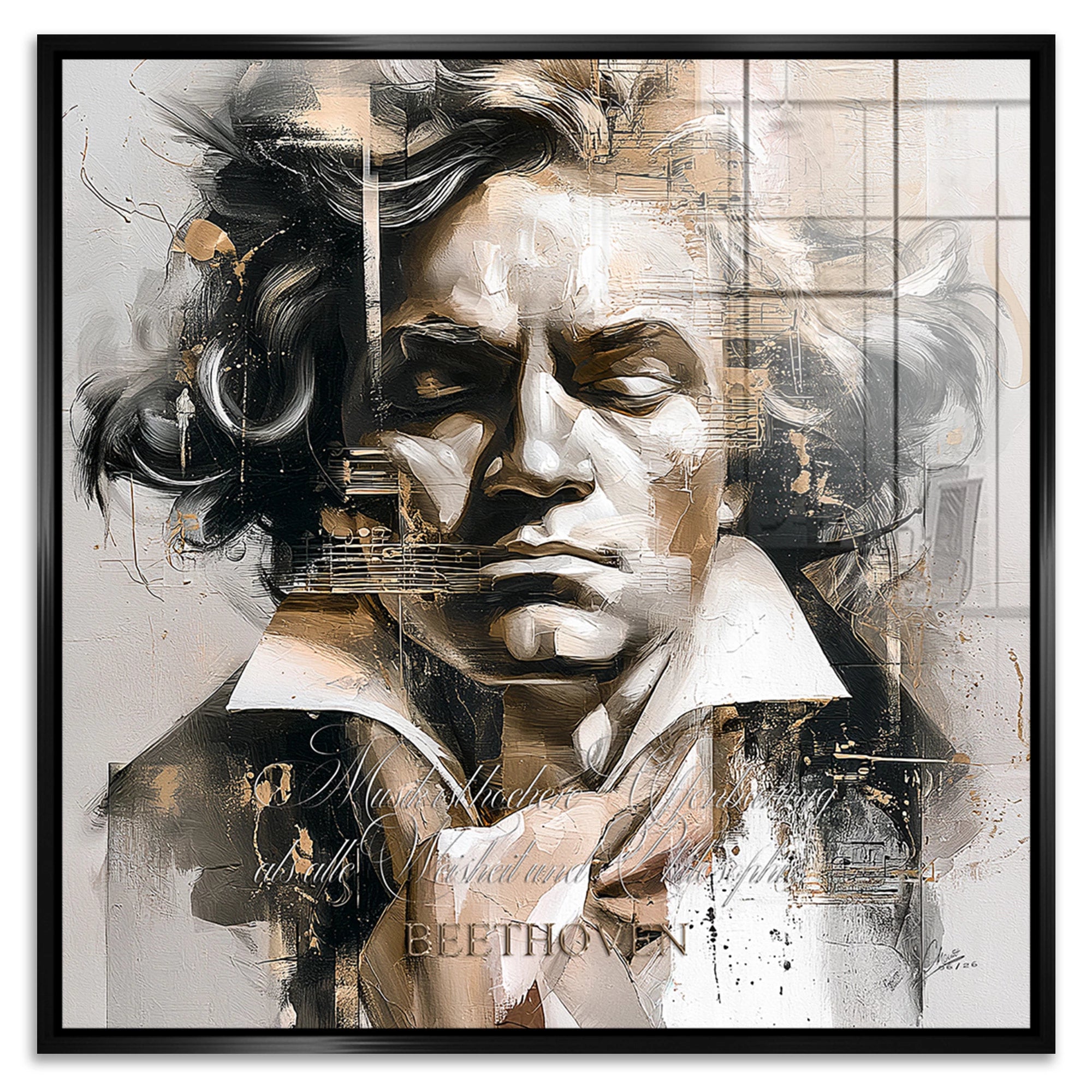 Beethoven Opus Acrylglasbild