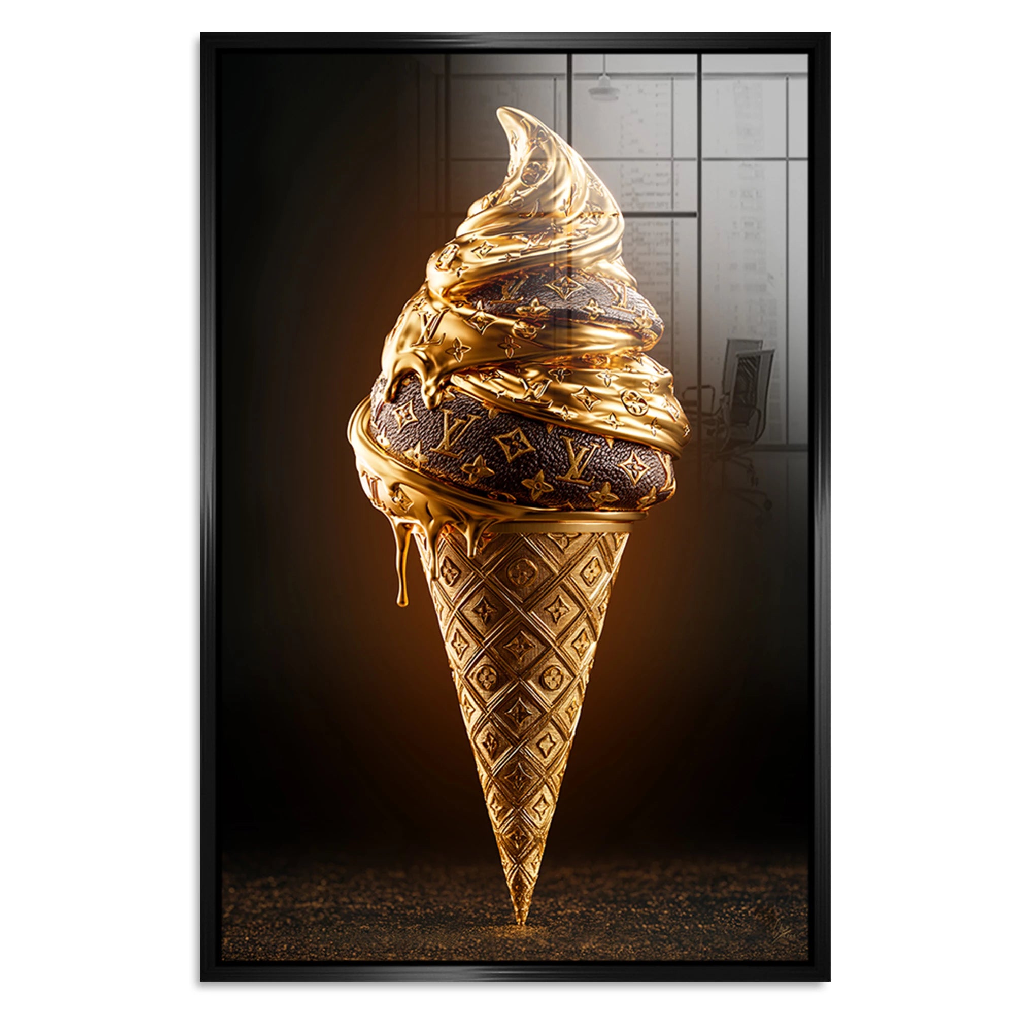Fashion Eis Acrylglasbild