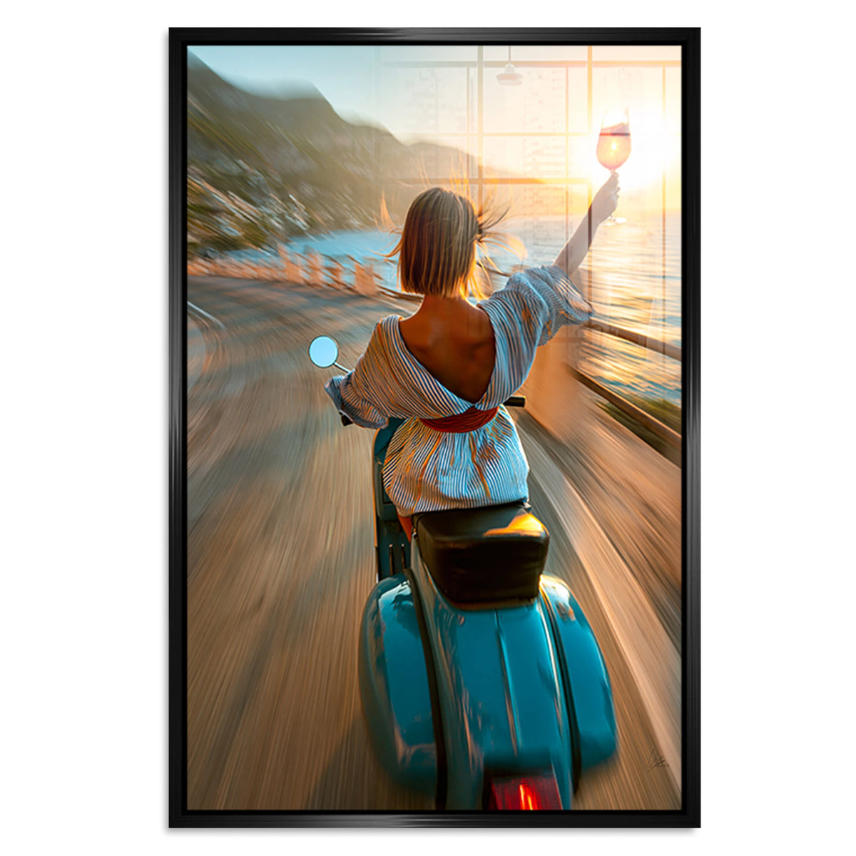 Vespa Dolce Vita Acrylglasbild