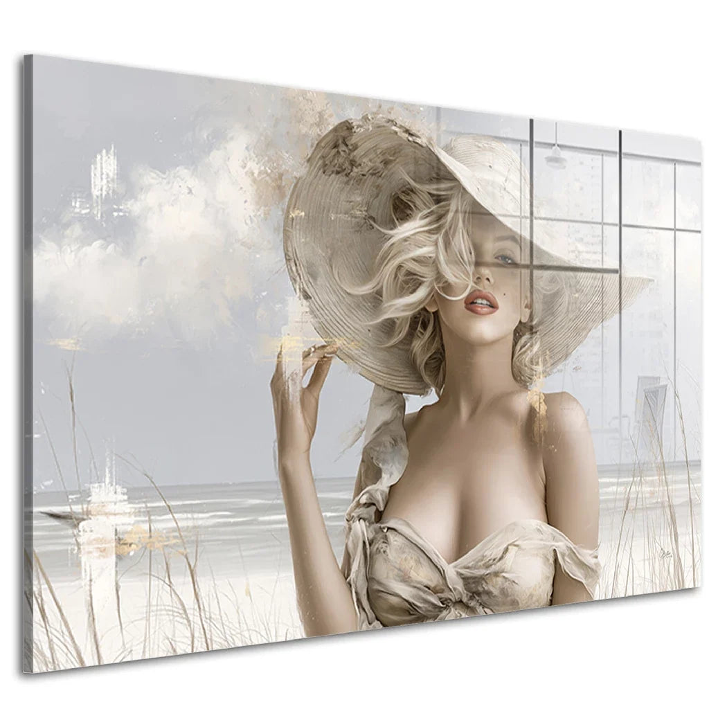 Marilyn Monroe Riviera Acrylglasbild