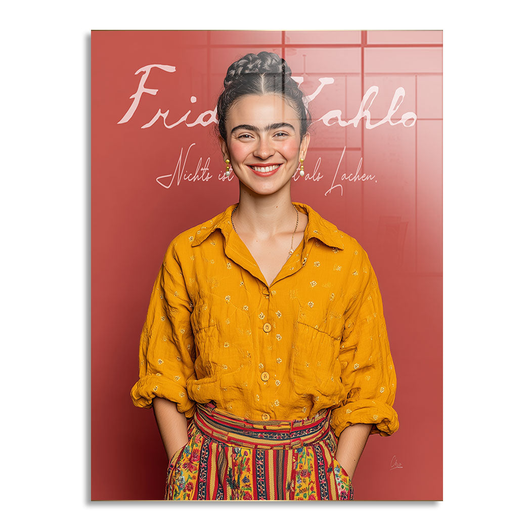 Das Lachen der Frida Acrylglasbild