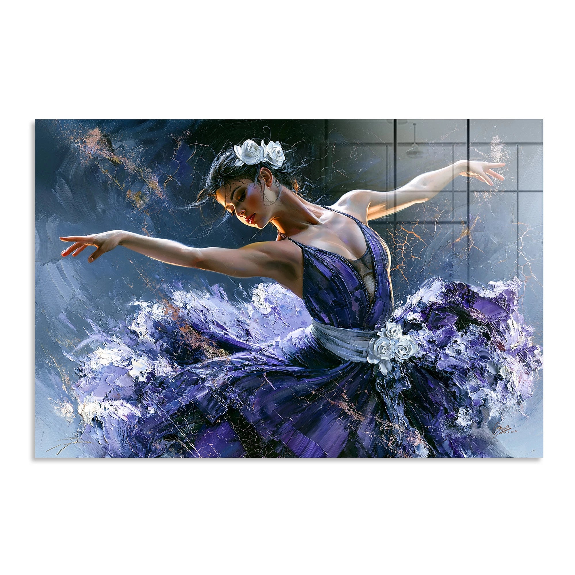 Ballerina Royal Acrylglasbild