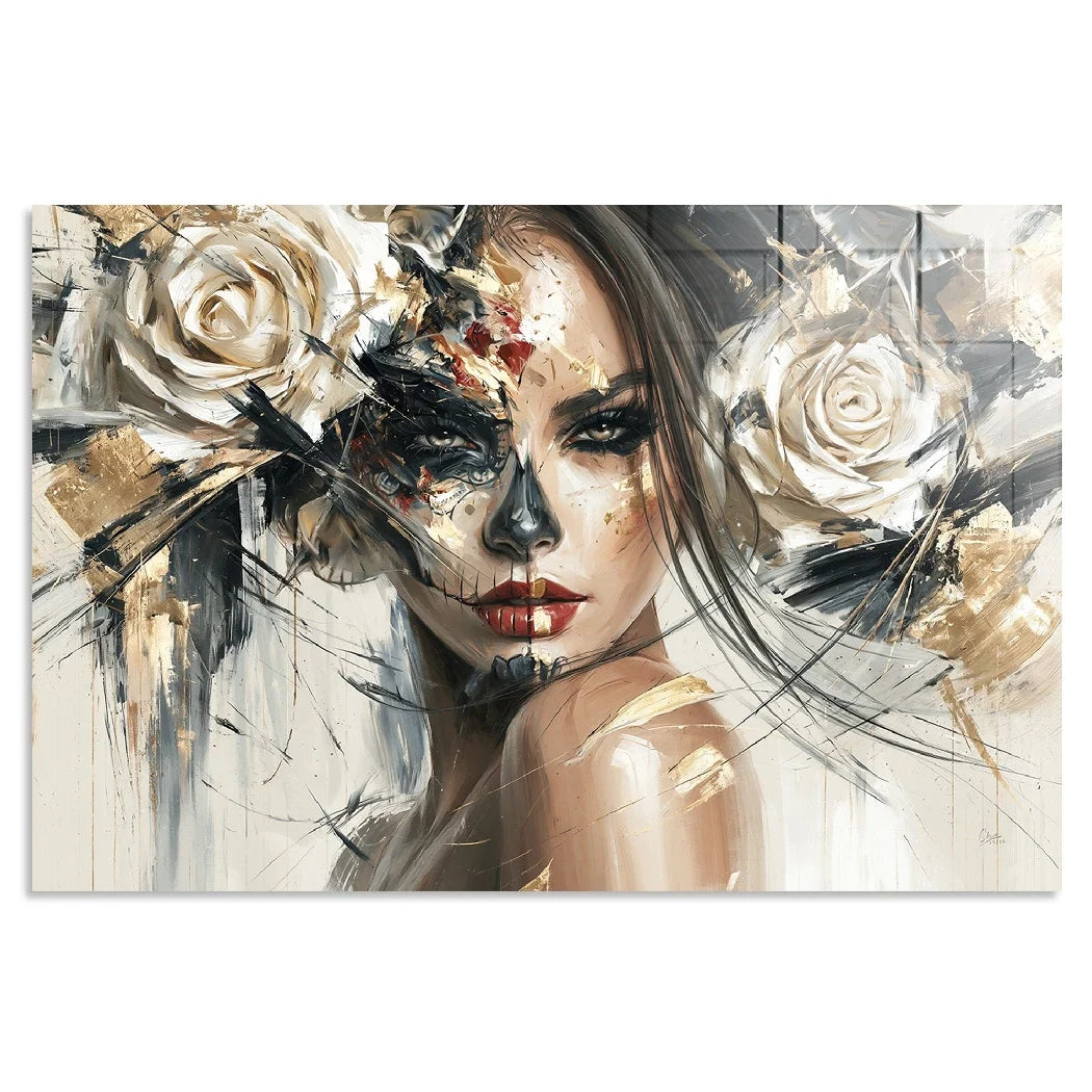 La Catrina Dark Romance Acrylglasbild