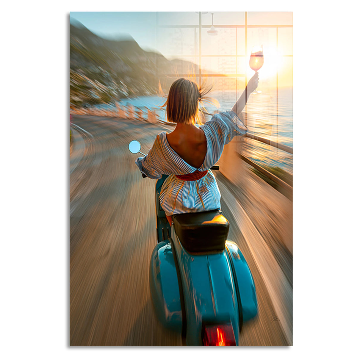 Vespa Dolce Vita Acrylglasbild