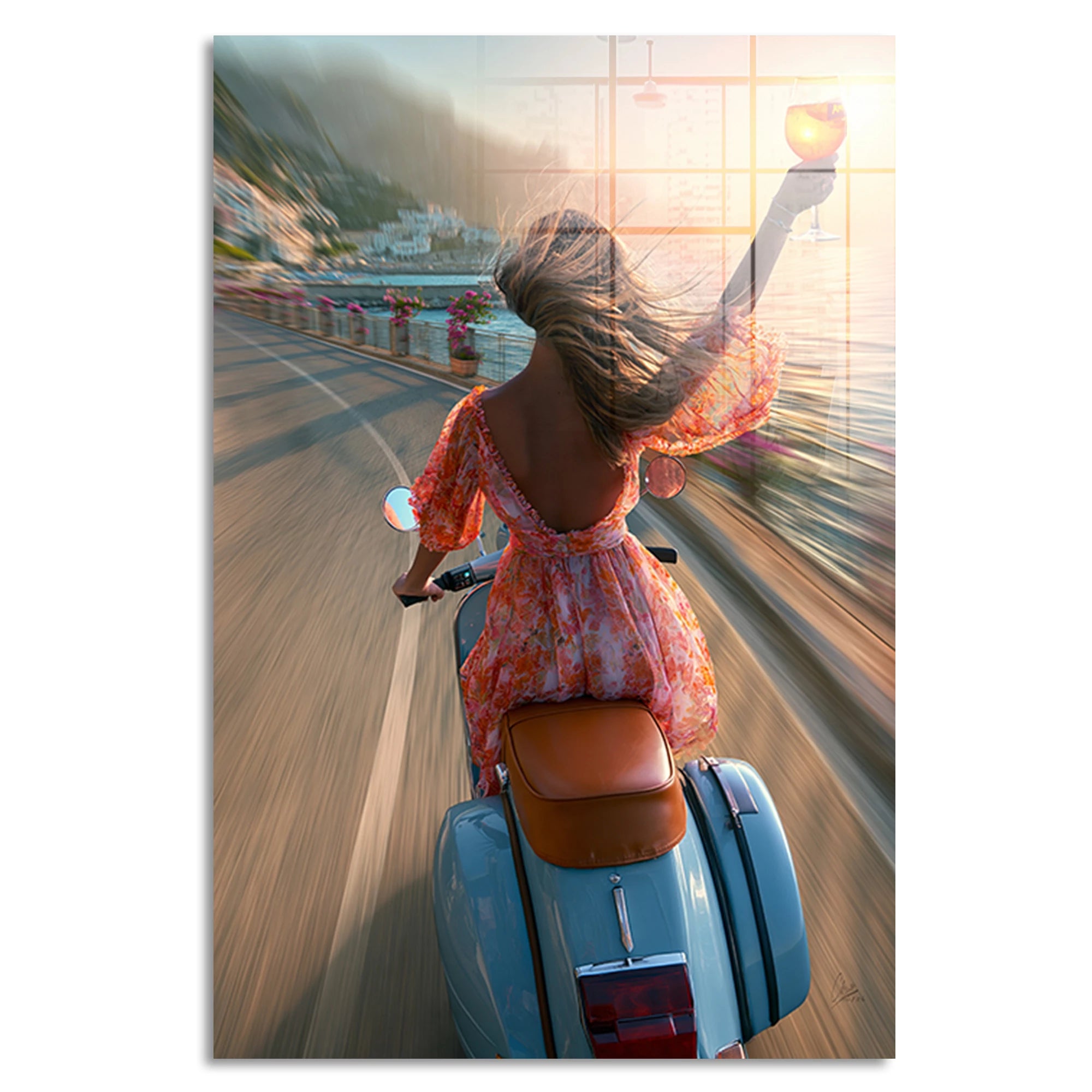 Vespa Summerglam Acrylglasbild