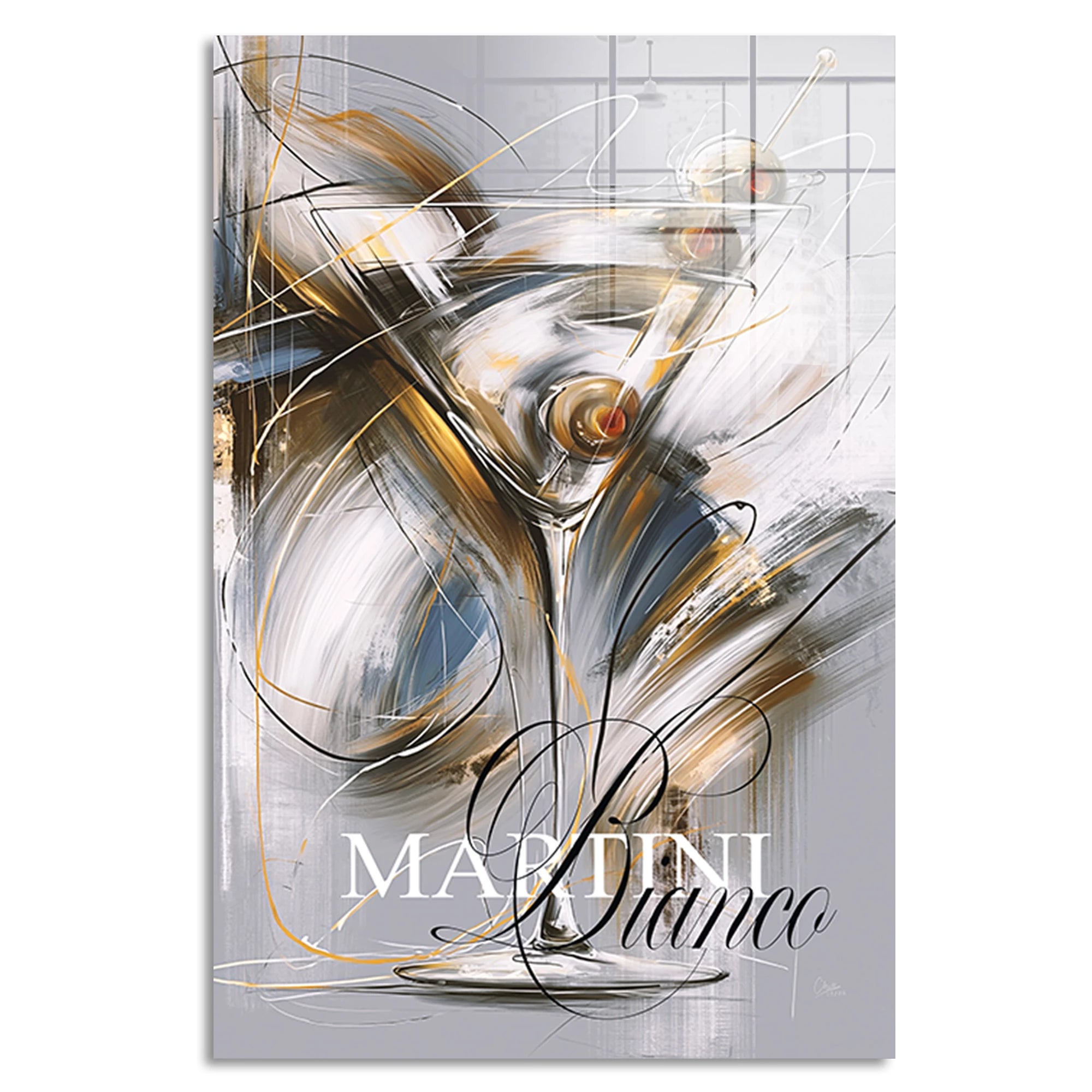 Martini Bianco Acrylglasbild