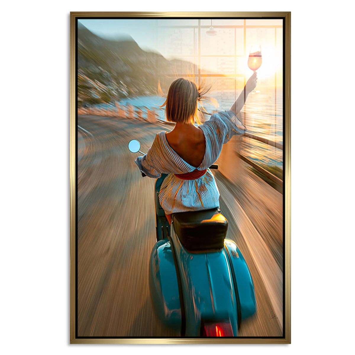 Vespa Dolce Vita Acrylglasbild