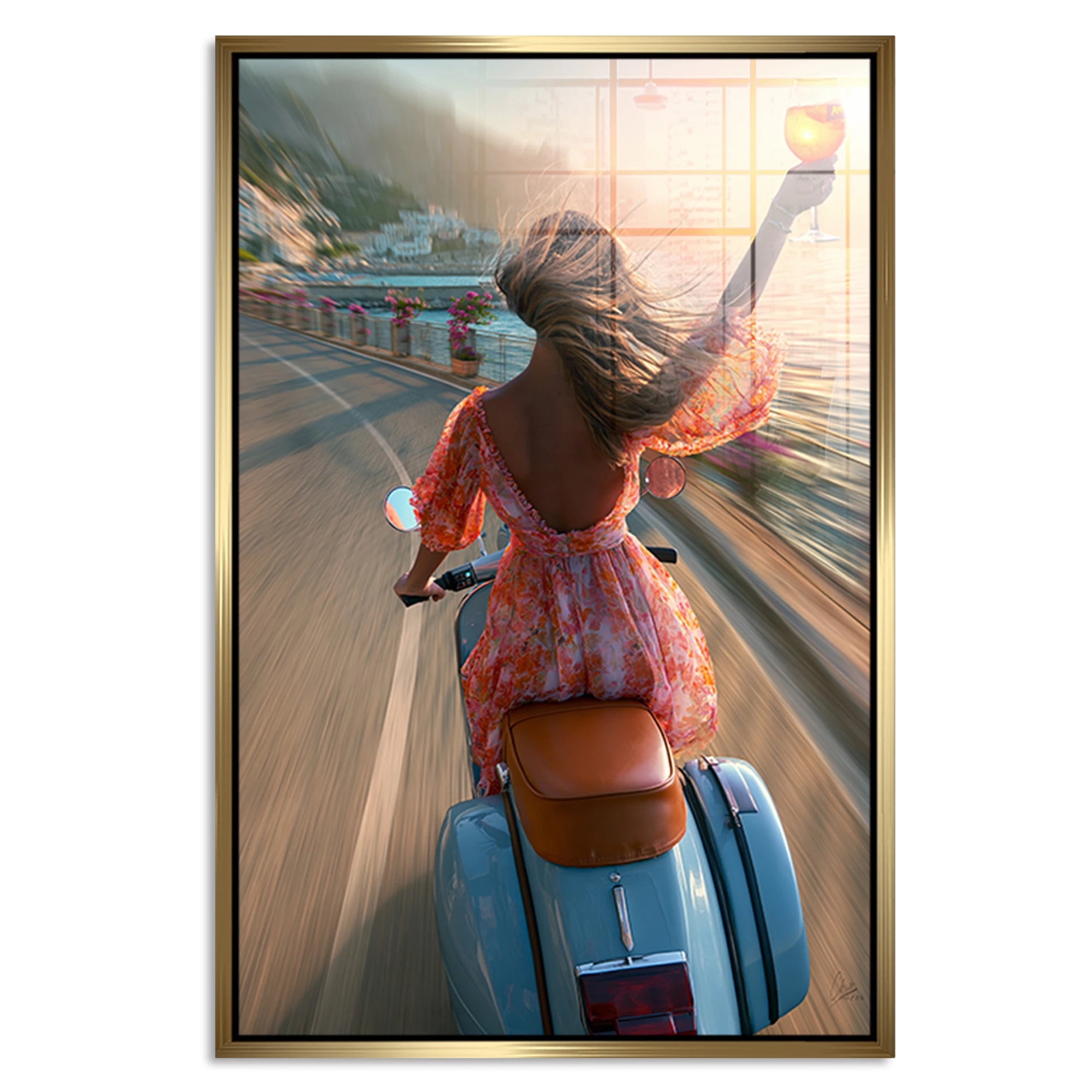 Vespa Summerglam Acrylglasbild