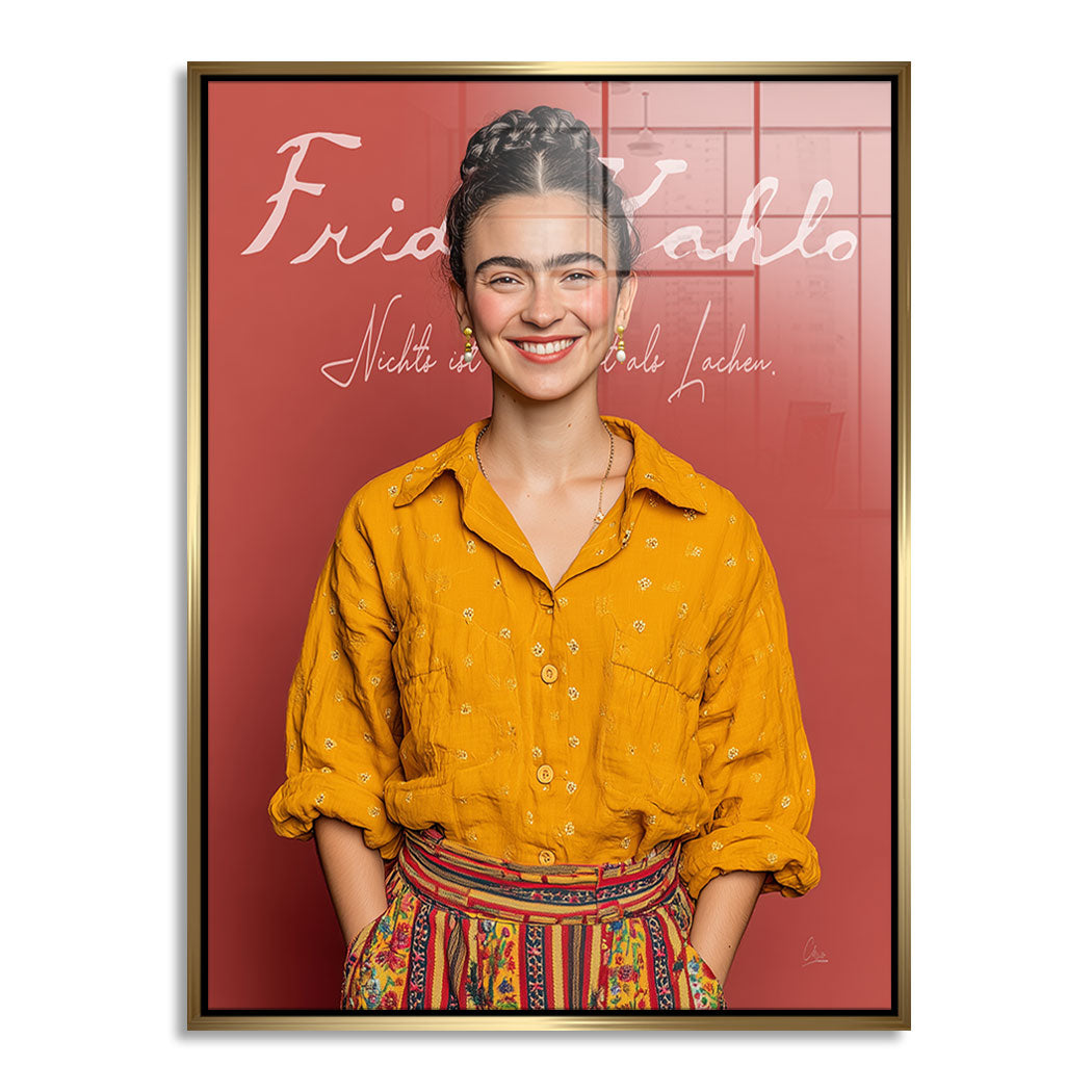 Das Lachen der Frida Acrylglasbild
