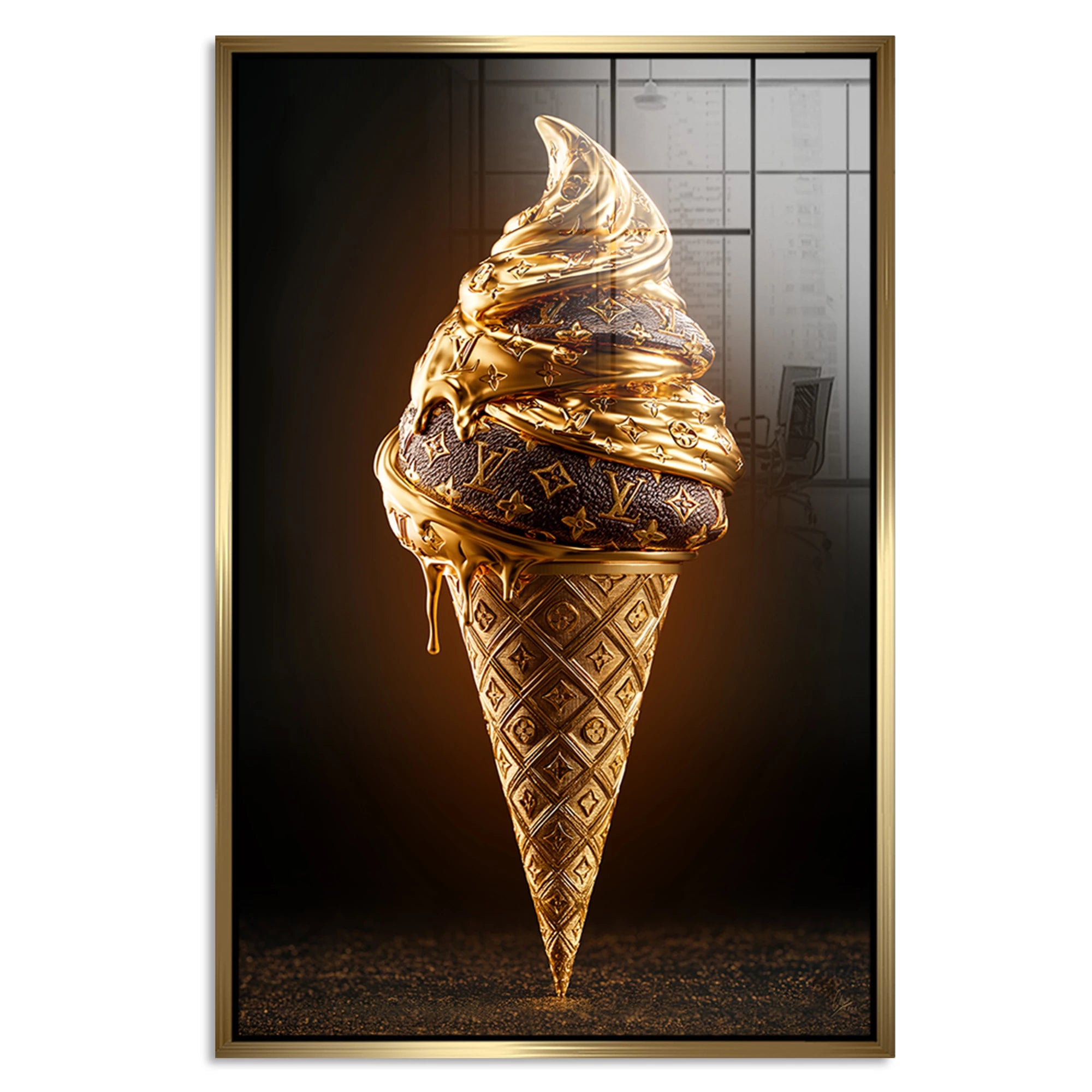 Fashion Eis Acrylglasbild