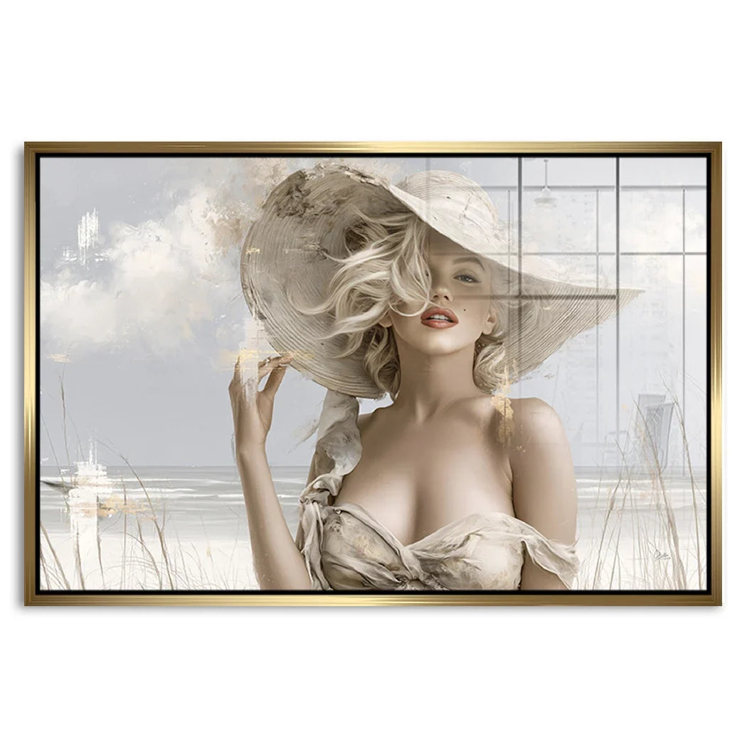 Marilyn Monroe Riviera Acrylglasbild