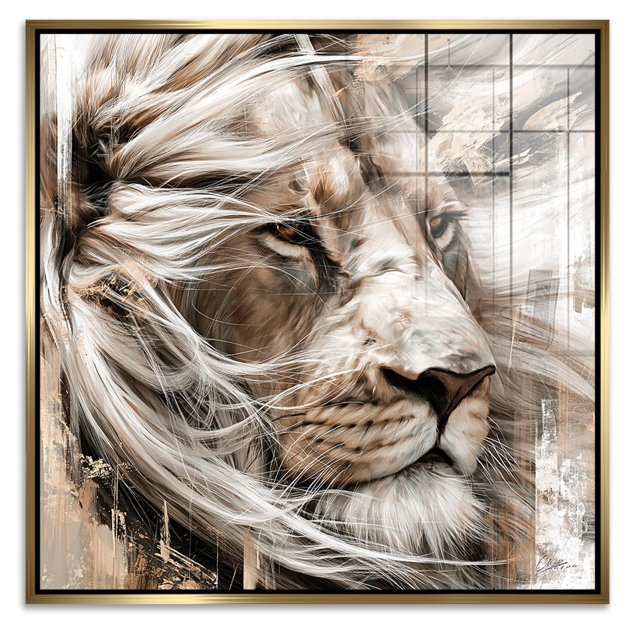 Lion King Acrylglasbild