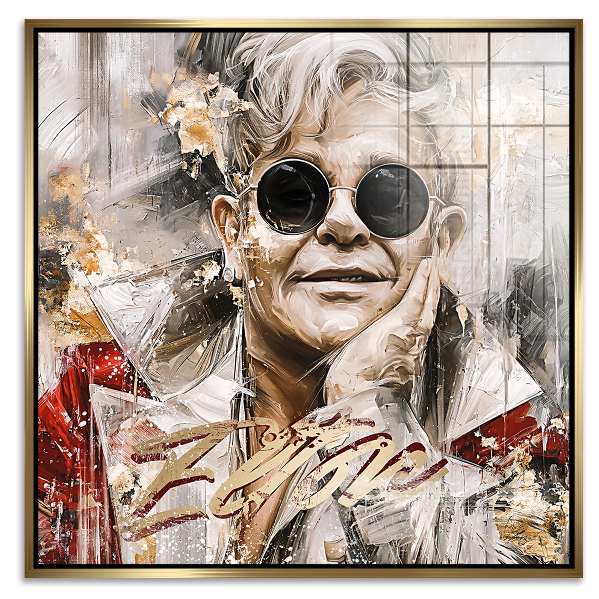 Elton John Rocketman Acrylglasbild