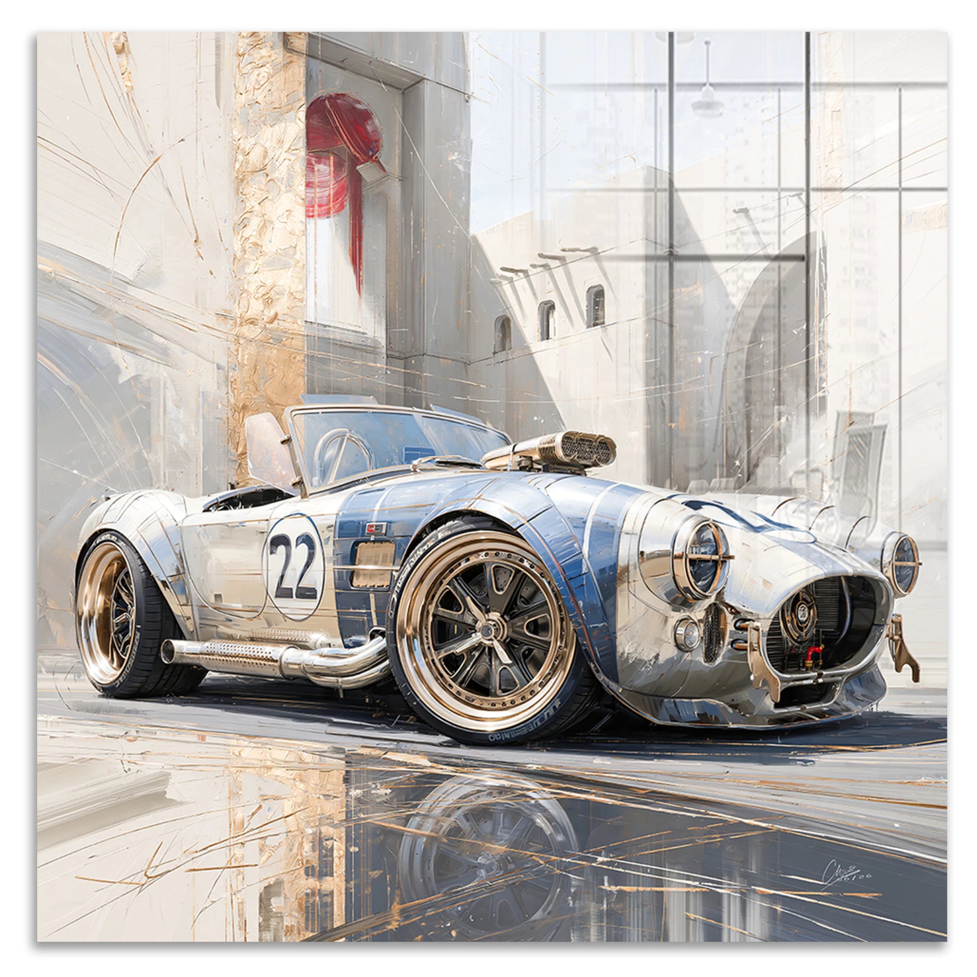 AC Cobra Velocity Acrylglasbild