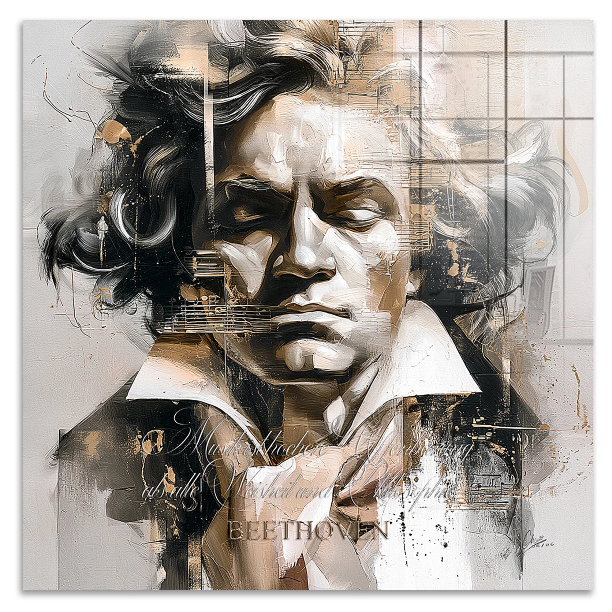 Beethoven Opus Acrylglasbild