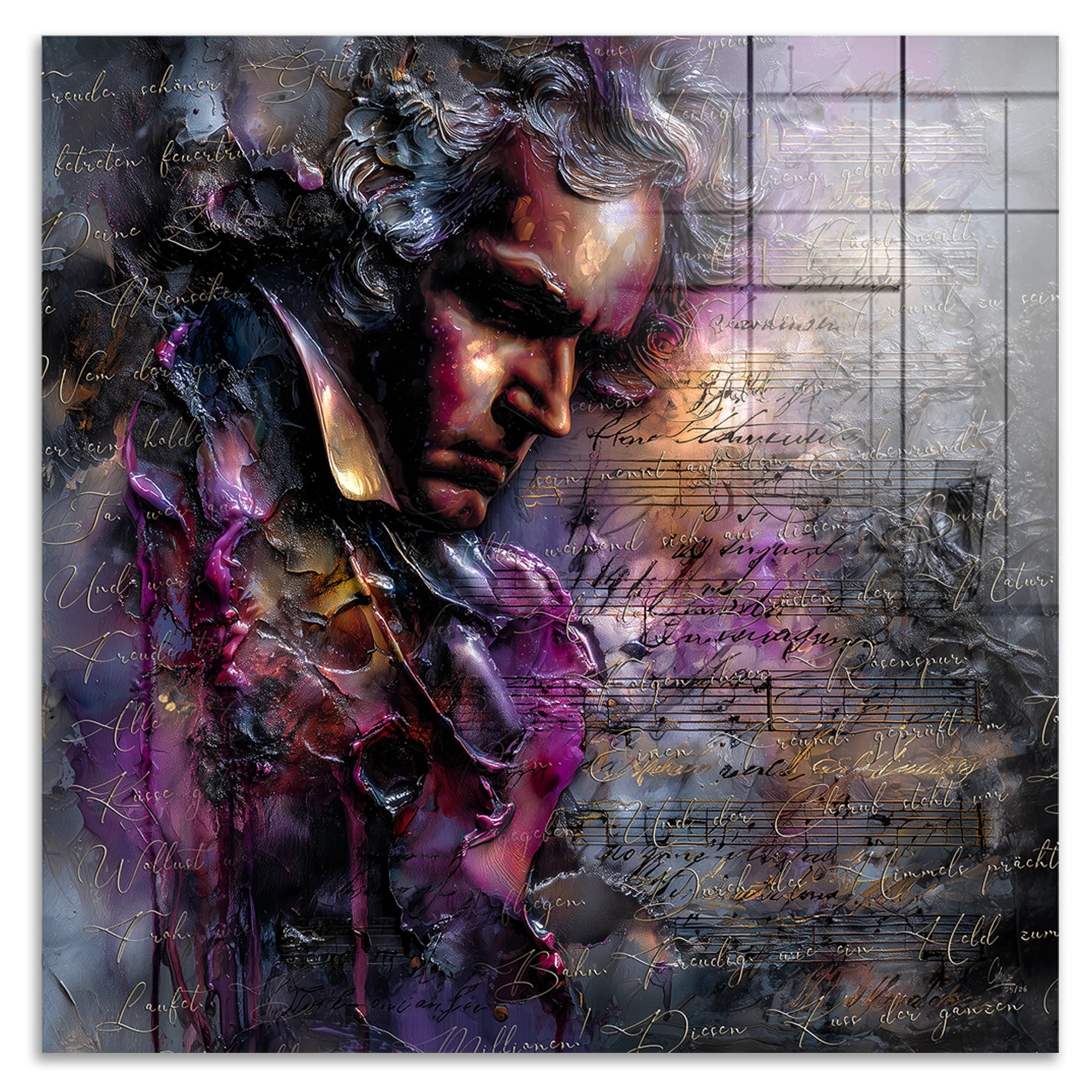 Beethoven Sinfonie Acrylglasbild
