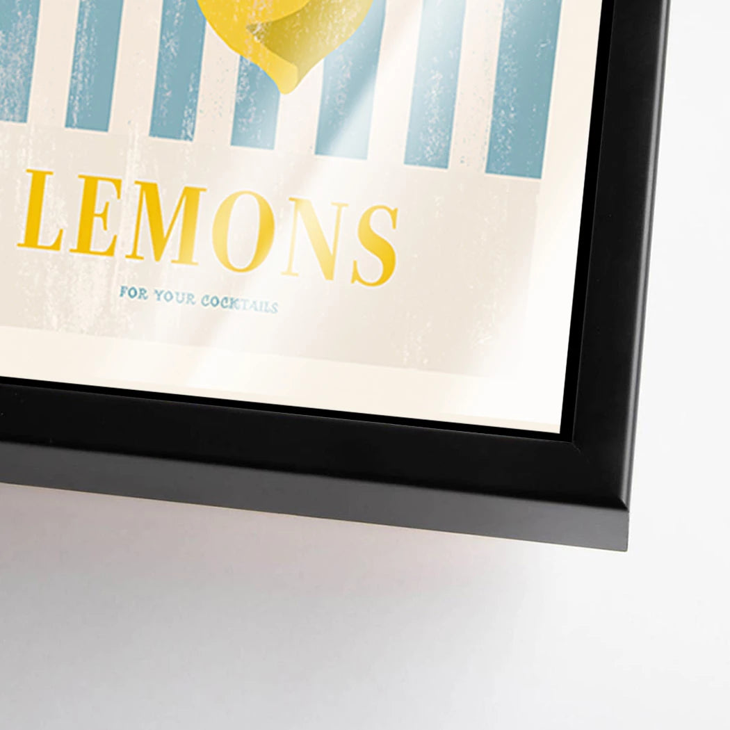 Lemons Cocktail Acrylglasbild