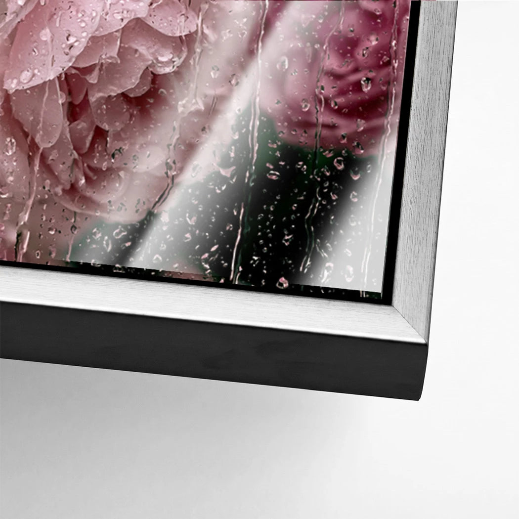Chanel Rosenregen Acrylglasbild