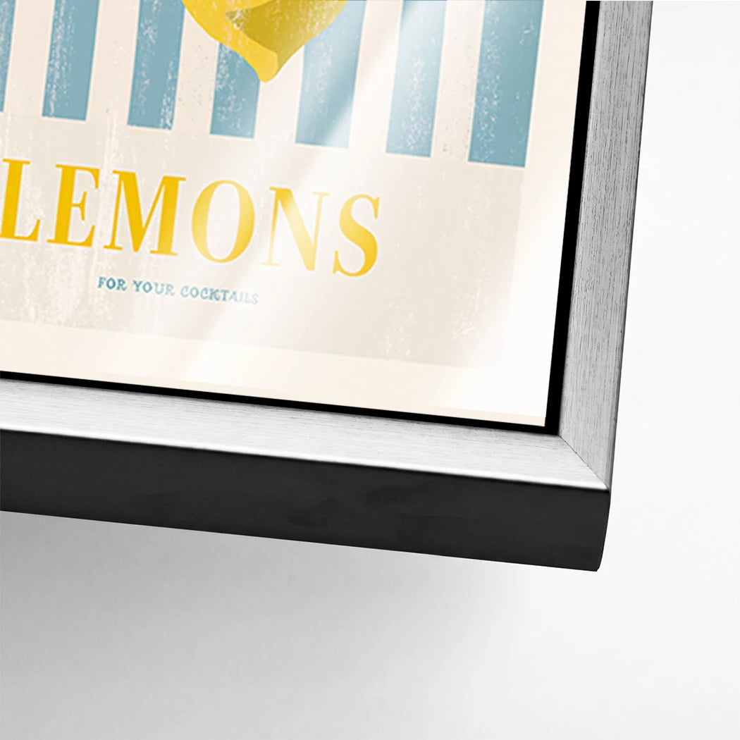 Lemons Cocktail Acrylglasbild