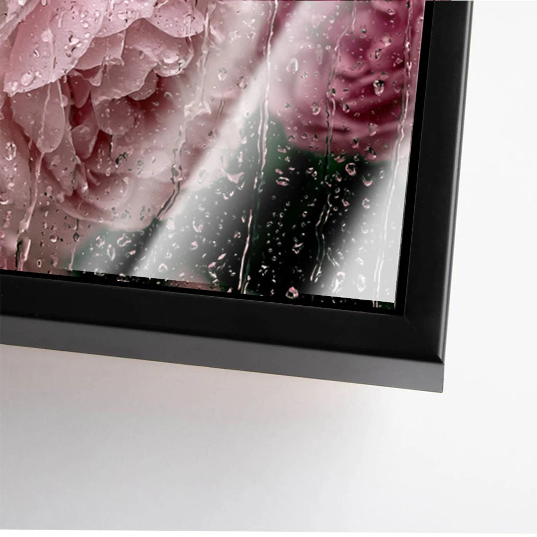Chanel Rosenregen Acrylglasbild