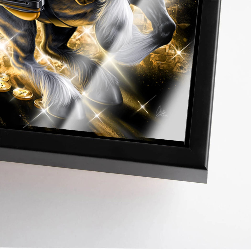 Dagobert Money Rider Acrylglasbild