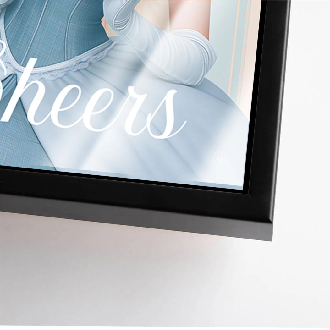 Cinderella Cheers Acrylglasbild
